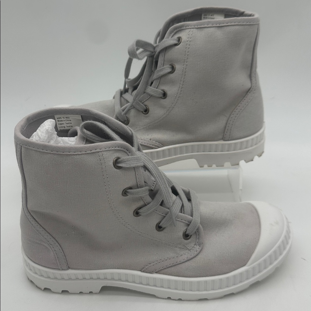 SO Womens Dragonfruit Ankle White Beige Breathable Chunky Boot Shoes Size 10M US - Picture 1 of 13